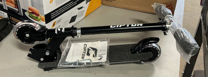 Cipton LED Light-Up Folding Kick Scooter Weight Capacity: Generally supports riders up to 110 lbs