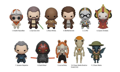 Star Wars Episode 1 the Phantom Menace character bag clip - blind bag