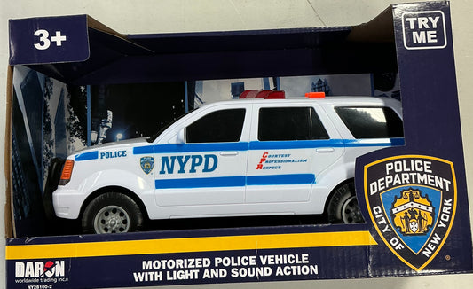 Daron NYPD motorized police SUV-Battery powered