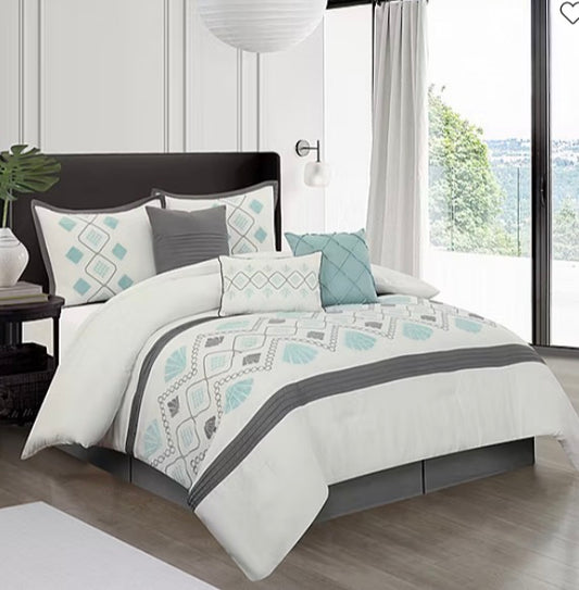 Stratford Park Kristal 7-pc. Midweight Comforter Set king
