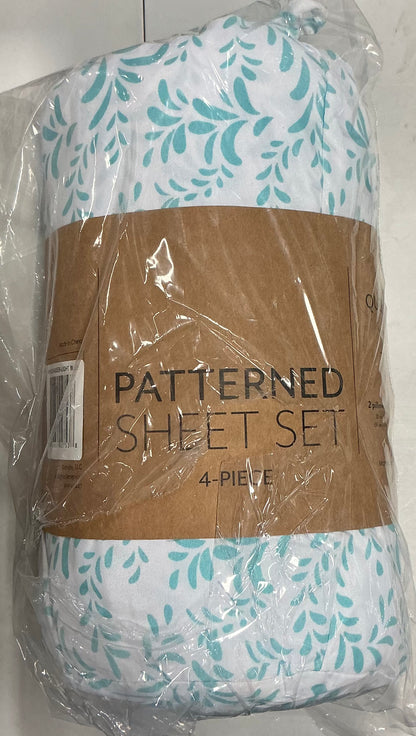 ienjoy Home 4-piece patterned sheet set size queen