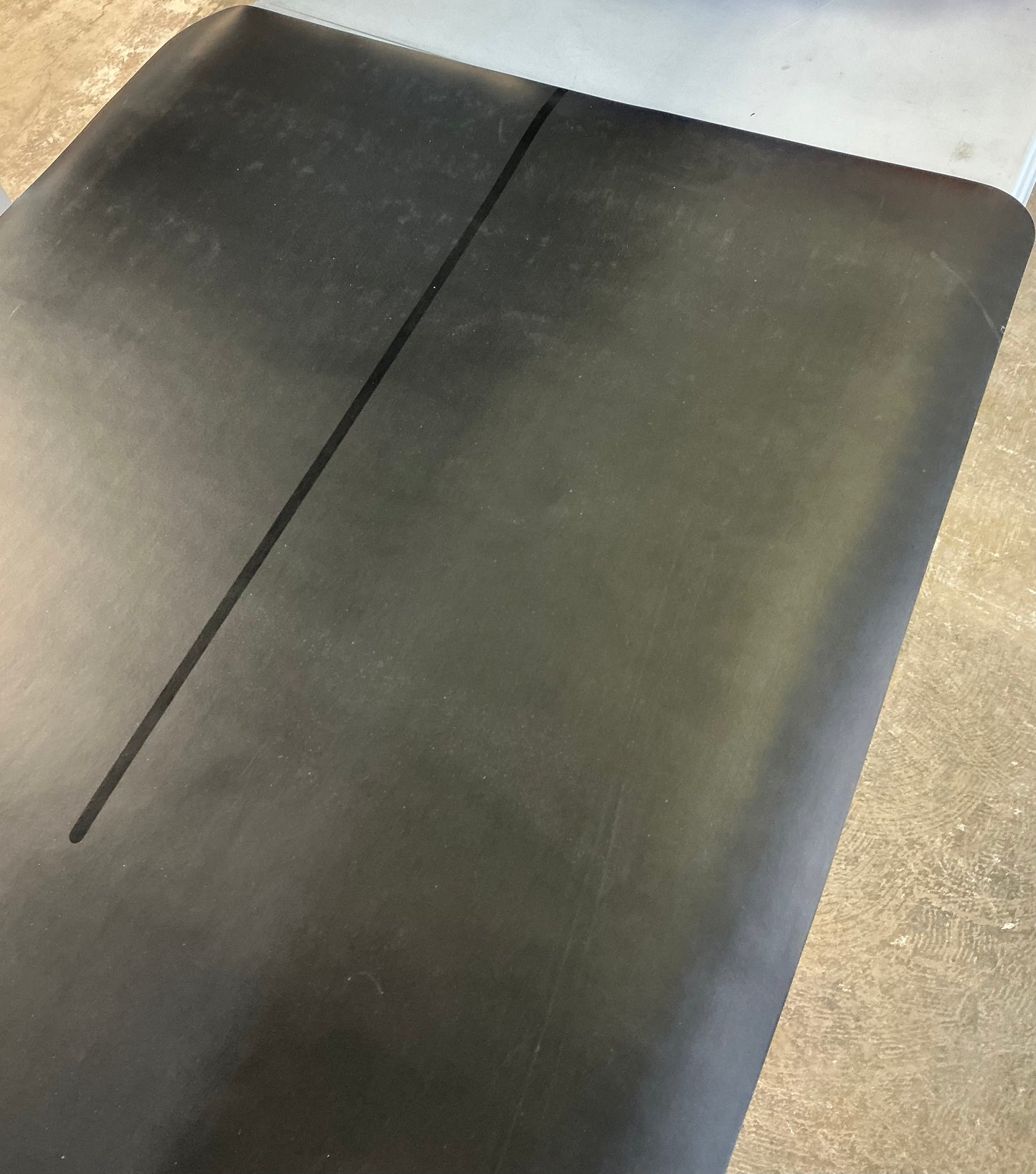 THRIFTY 70 - Yoga mat rubber gray (5mm) - AS IS - USED - FINAL SALE - NO RETURNS