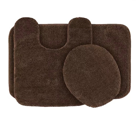 Garland Rug 3-pc. Traditional Bath Rug Set Included: 1 Standard Lid Cover(s), 1 21x24 Inch Contour Bath Rug(s), 1 21x34 Inch Bath Rug(s)