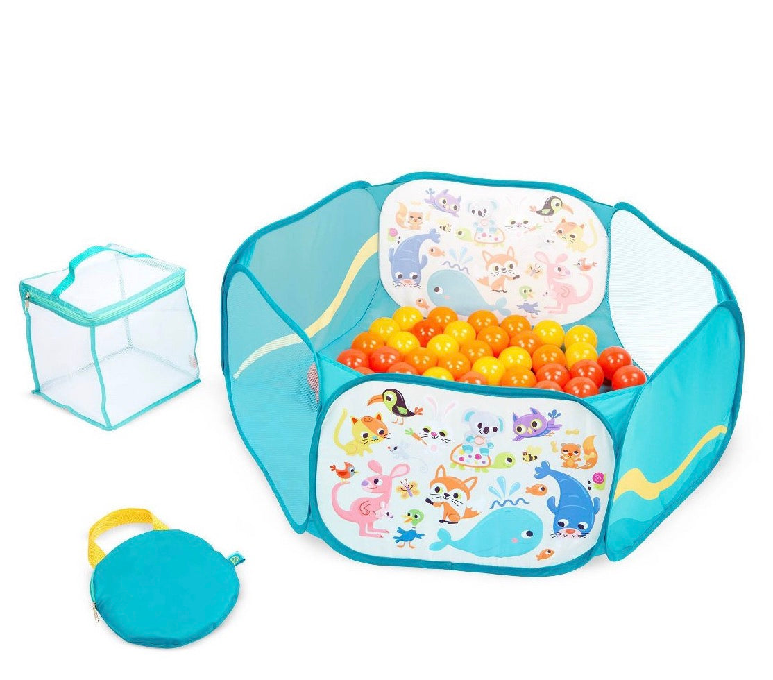 B. Toys - ball pit with balls