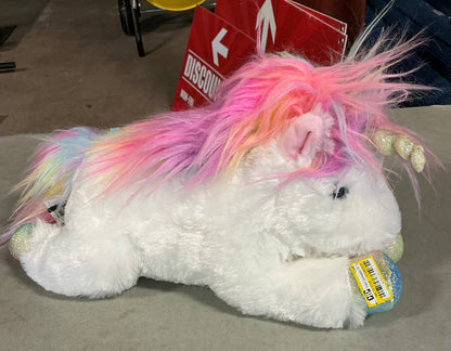 FAO Schwarz 14” glow brights unicorn plush