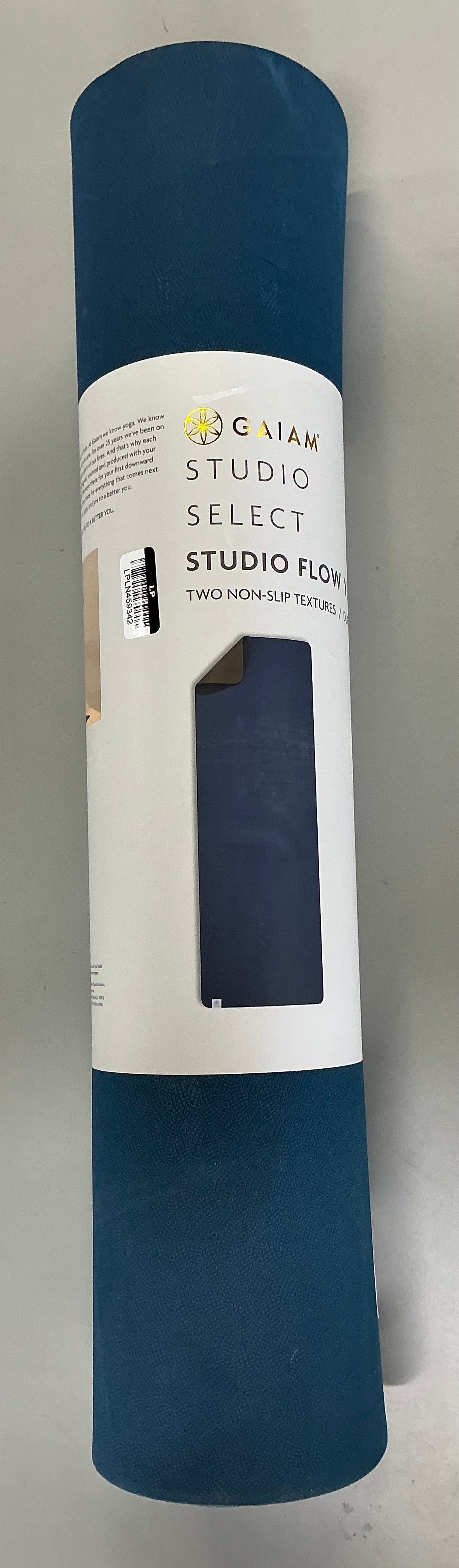 Gaiam high tack studio flow yoga mat (6mm)