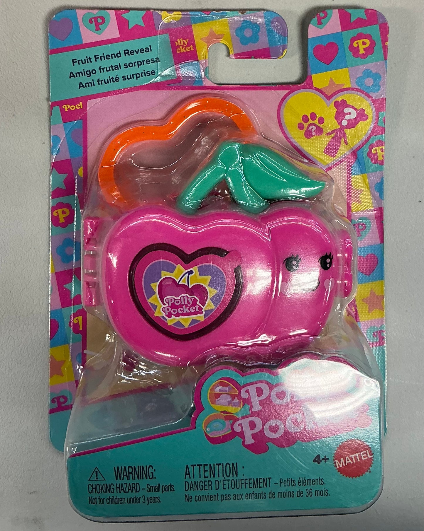 Polly Pocket Doll & Micro Compact, Keychain and Sticker Sheet, Pet Accessory, Travel Toys