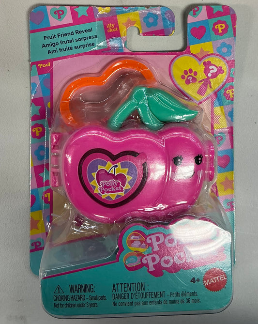 Polly Pocket Doll & Micro Compact, Keychain and Sticker Sheet, Pet Accessory, Travel Toys