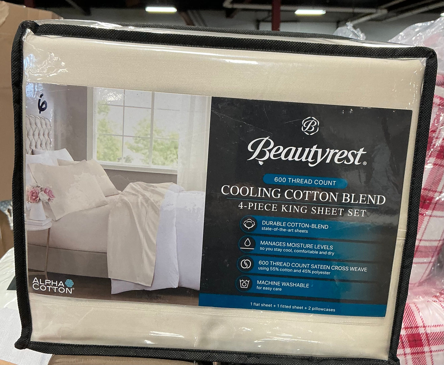 Beautyrest 600tc Cooling Cotton Blend Sheet Set king