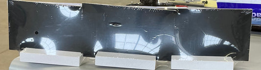 Set of three black rectangular chalkboard signs