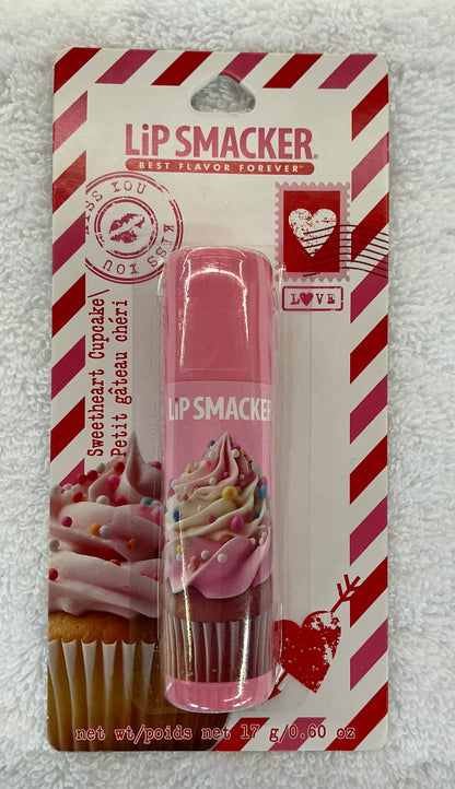 Lip Smacker Biggy Lip Balm in the Sweetheart Cupcake flavor