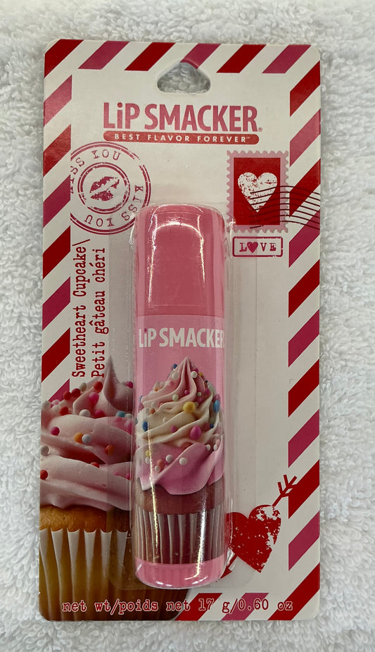 Lip Smacker Biggy Lip Balm in the Sweetheart Cupcake flavor