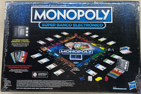 Monopoly Super Electronic Banking Board Game (Spanish)