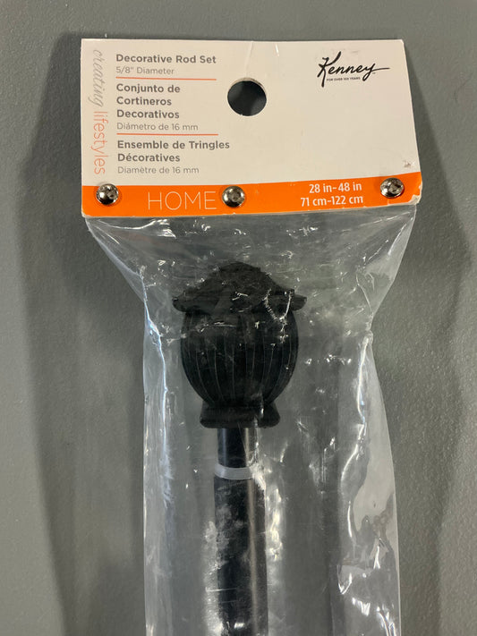 Kenney Beckett 5/8 IN Adjustable Curtain Rod - 28”X48”