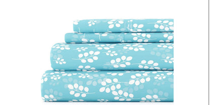 ienjoy Home 4-piece patterned sheet set size queen
