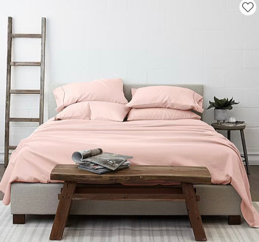 Casual Comfort™ Premium Ultra Soft Microfiber Wrinkle Free 6 Piece Sheet Set size king blush