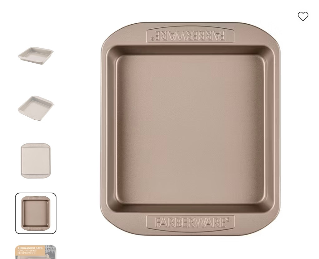 Faberware Bakeware 9” Cake Pan