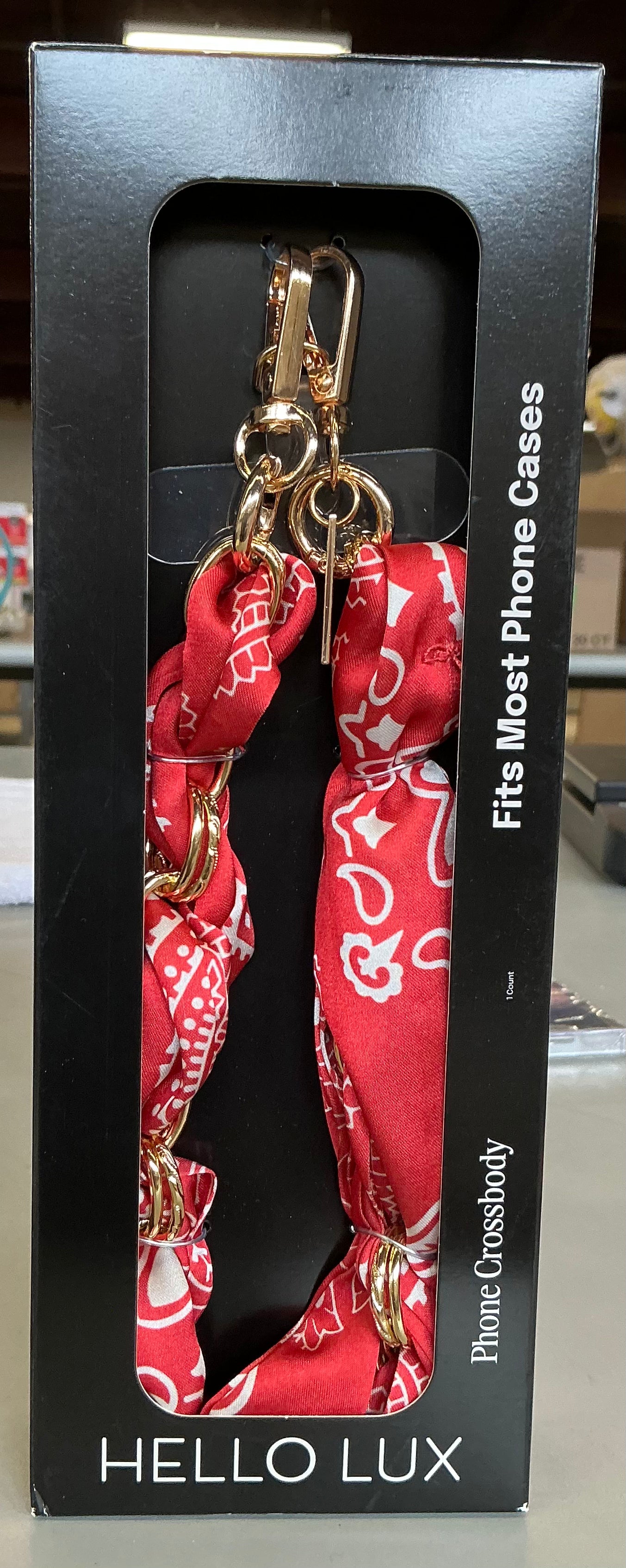 Hello Lux Bandana Phone Crossbody fits most phone cases