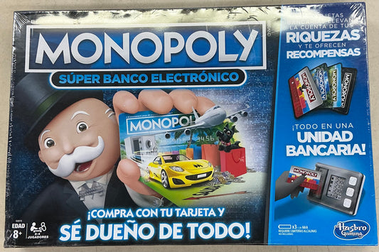 Monopoly Super Electronic Banking Board Game (Spanish)