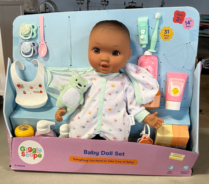 Gigglescape baby doll set - DAMAGED PACKAGE - PICK UP ONLY