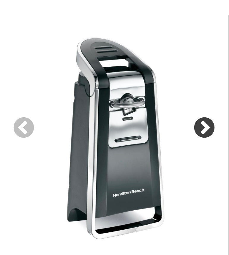 Hamilton beach smooth touch can opener - open box