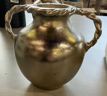 Handled vase silver - AS IS - SOME MINOR COSMETIC FLAWS