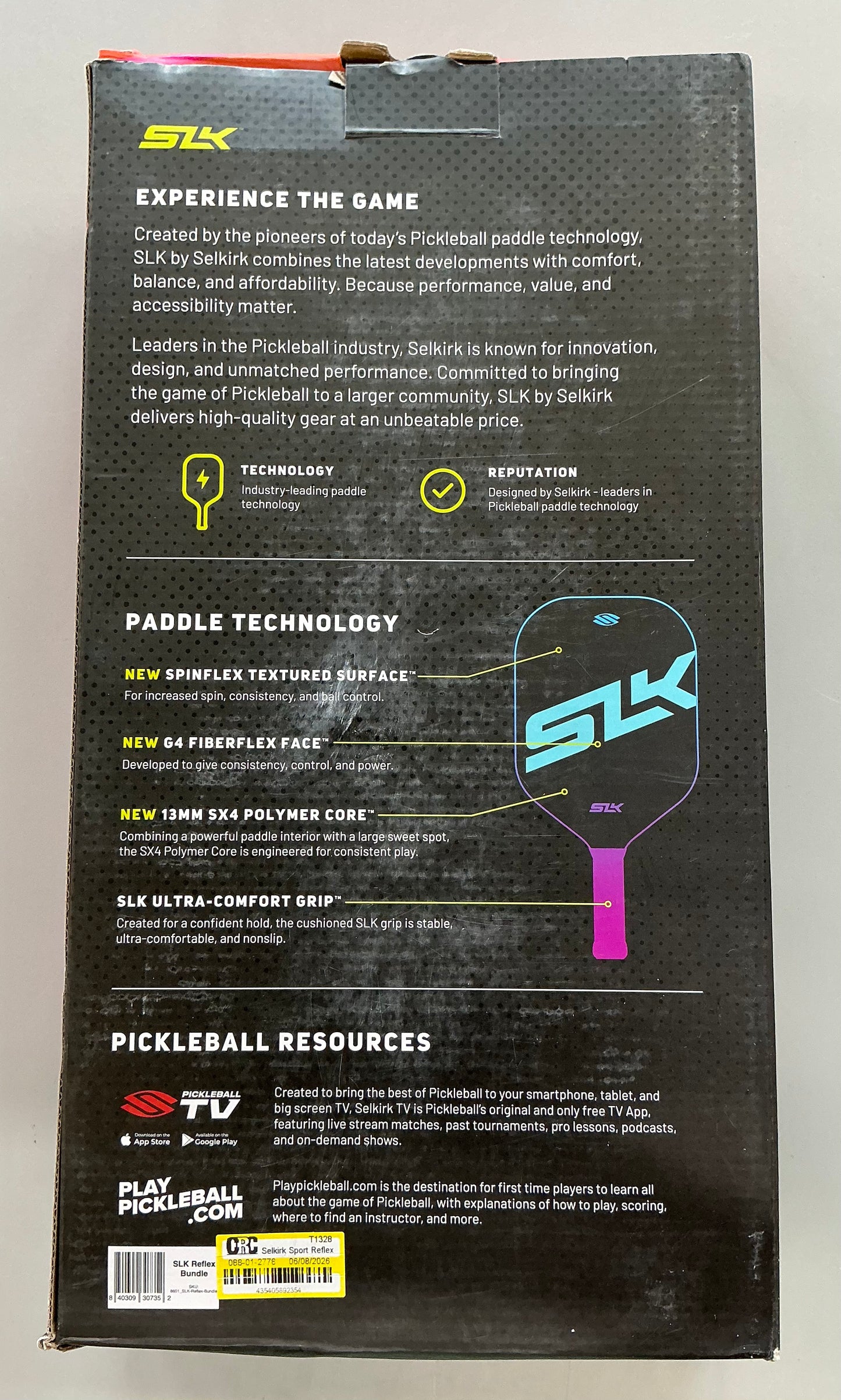 Selkirk sport reflex pickleball bundle - MISSING 1 BALL