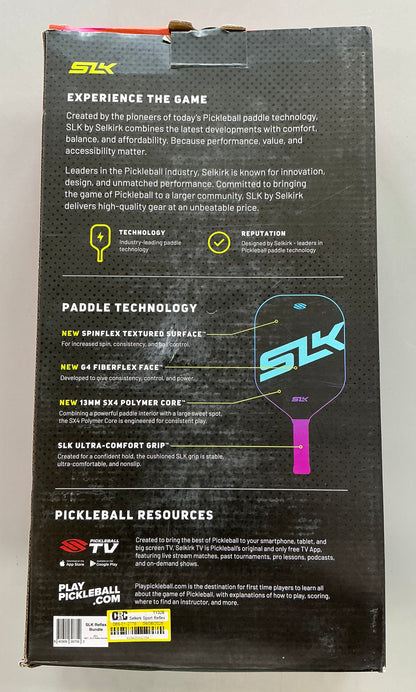 Selkirk sport reflex pickleball bundle - MISSING 1 BALL