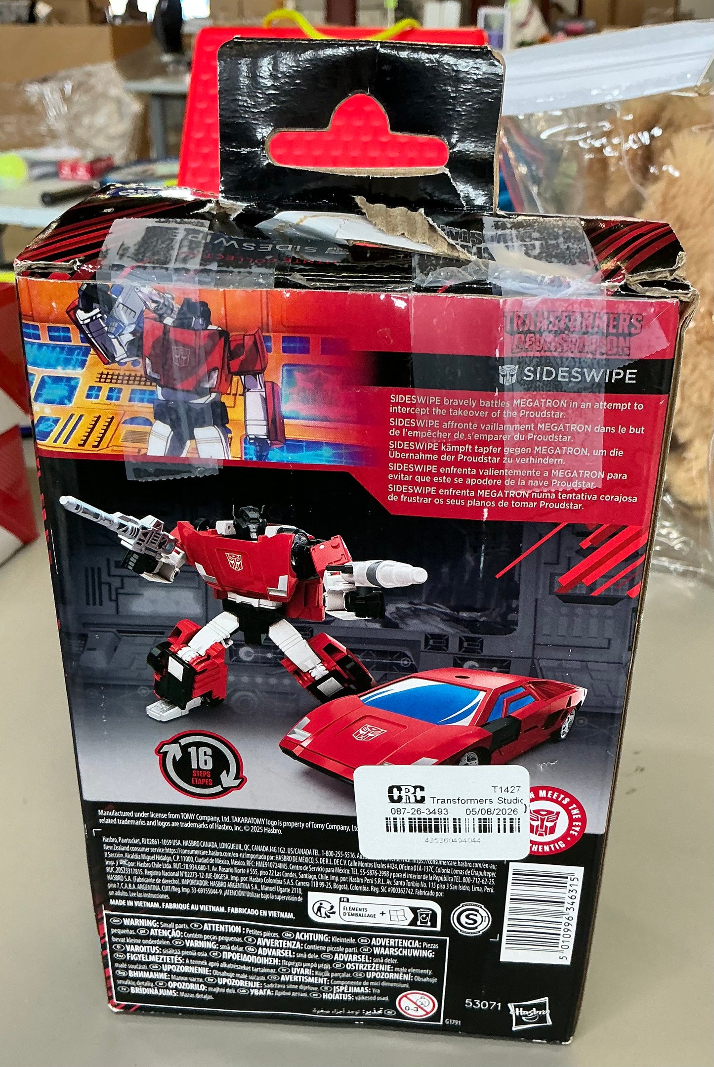 THRIFTY 70 - Transformers studio series Devastation Sideswipe - USED - FINAL SALE - NO RETURNS