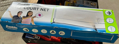 Franklin sports quickset pickleball net: steel frame & polyethylene material - OPEN/ DAMAGED BOX - PICK UP ONLY