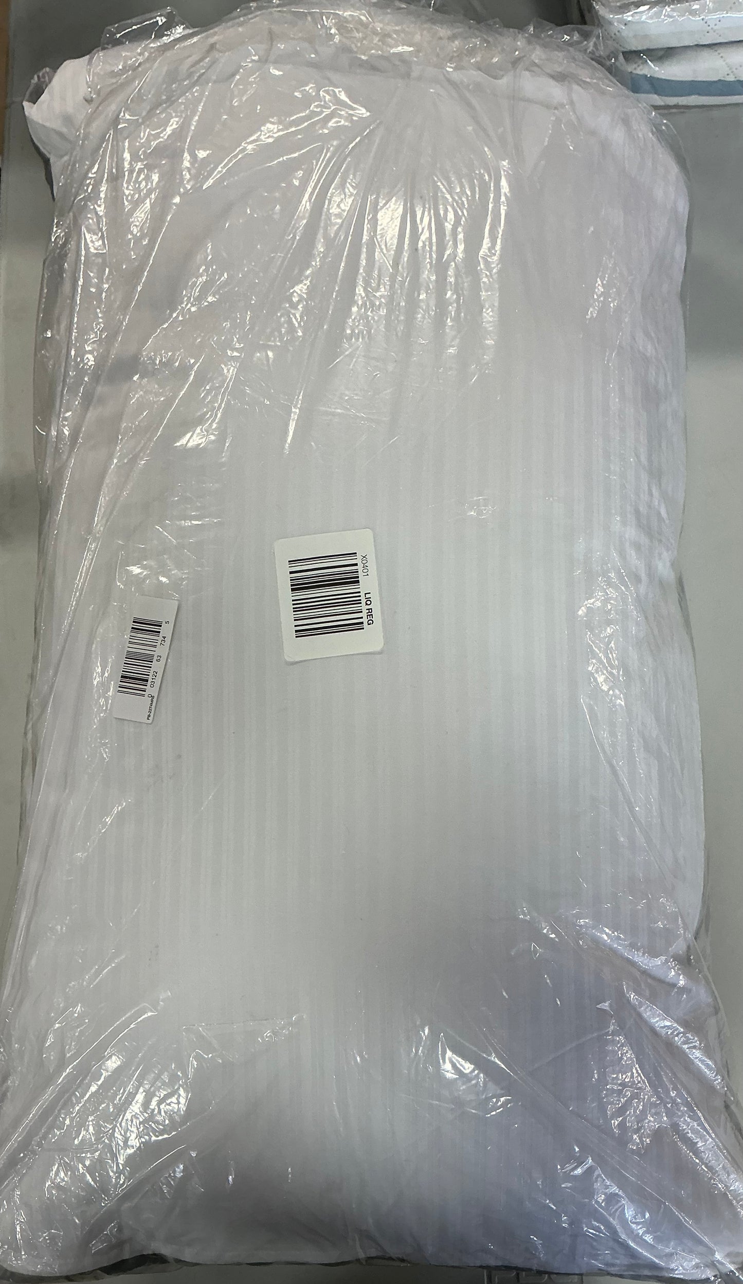 Indulgence Down Alternative Side Sleeper Pillow Medium Density King-White/Gray