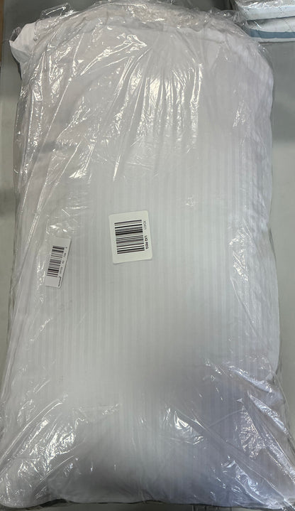 Indulgence Down Alternative Side Sleeper Pillow Medium Density King-White/Gray