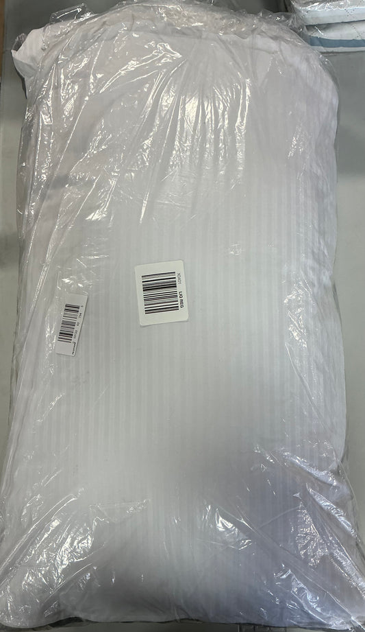 Indulgence Down Alternative Side Sleeper Pillow Medium Density King-White/Gray