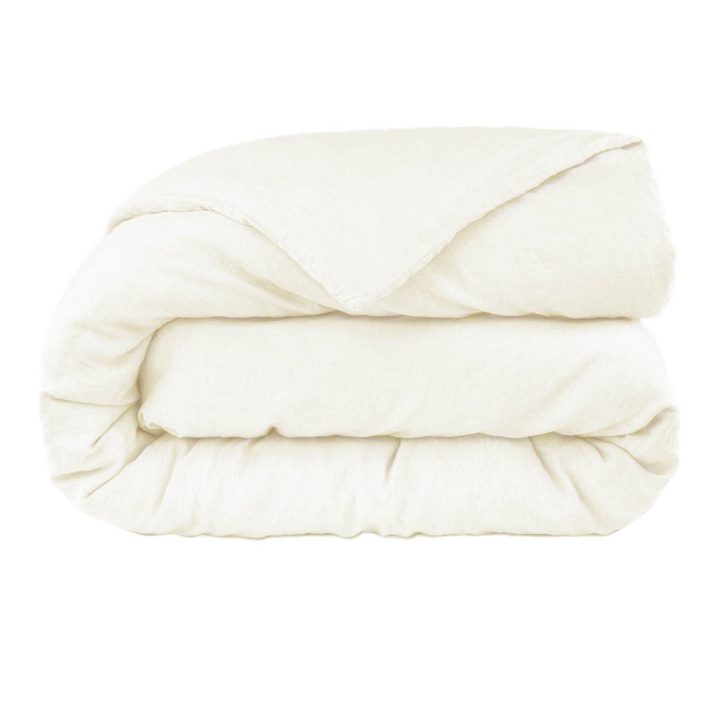 French Linen Duvet Cover - King- Cream