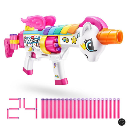 ZURU Xshot blastercorn big rizz toy dart blaster - DAMAGED PACKAGE - PICK UP ONLY