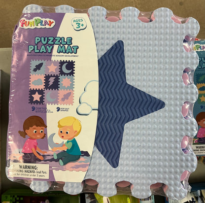 Fun play puzzle play mat