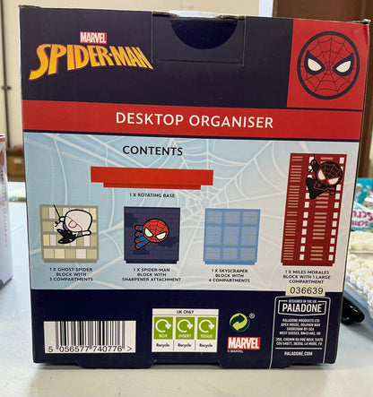 Paladone Marvel Spider-Man modular desktop organizer.(clearance)
