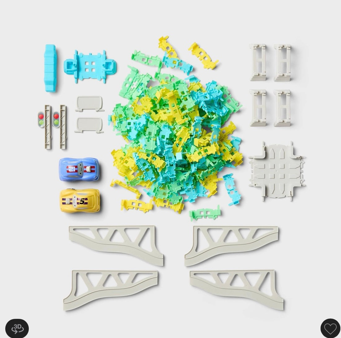 Gigglescape flexible racetrack and car
