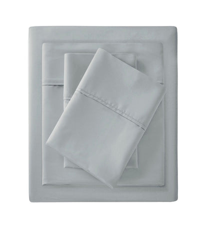 Madison Park 1500 Thread Count Luxury Soft Cotton Easy Care Sheet Set 4 Pieces Queen-Grey