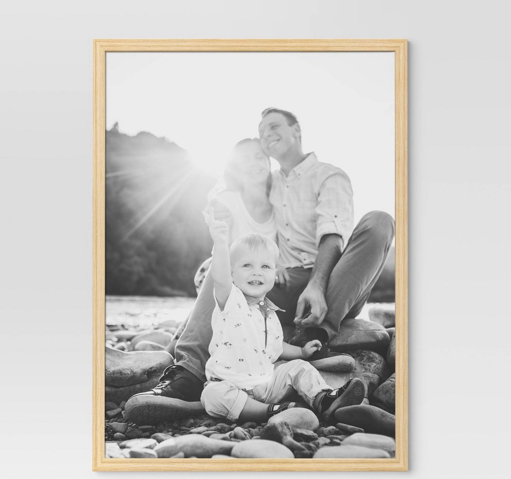 THRIFTY 70 - 20X28” traditional poster picture frame - AS IS - CRACKED ON THE FRONT - FINAL SALE - NO RETURNS - PICK UP ONLY