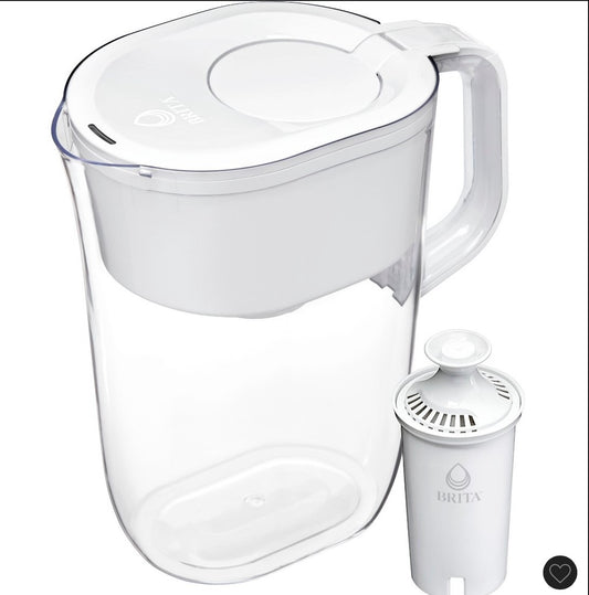 THRIFTY 70 - Brita water filter 10-cup Tahoe water pitcher dispenser - AS IS - CRACKED - FINAL SALE - NO RETURNS