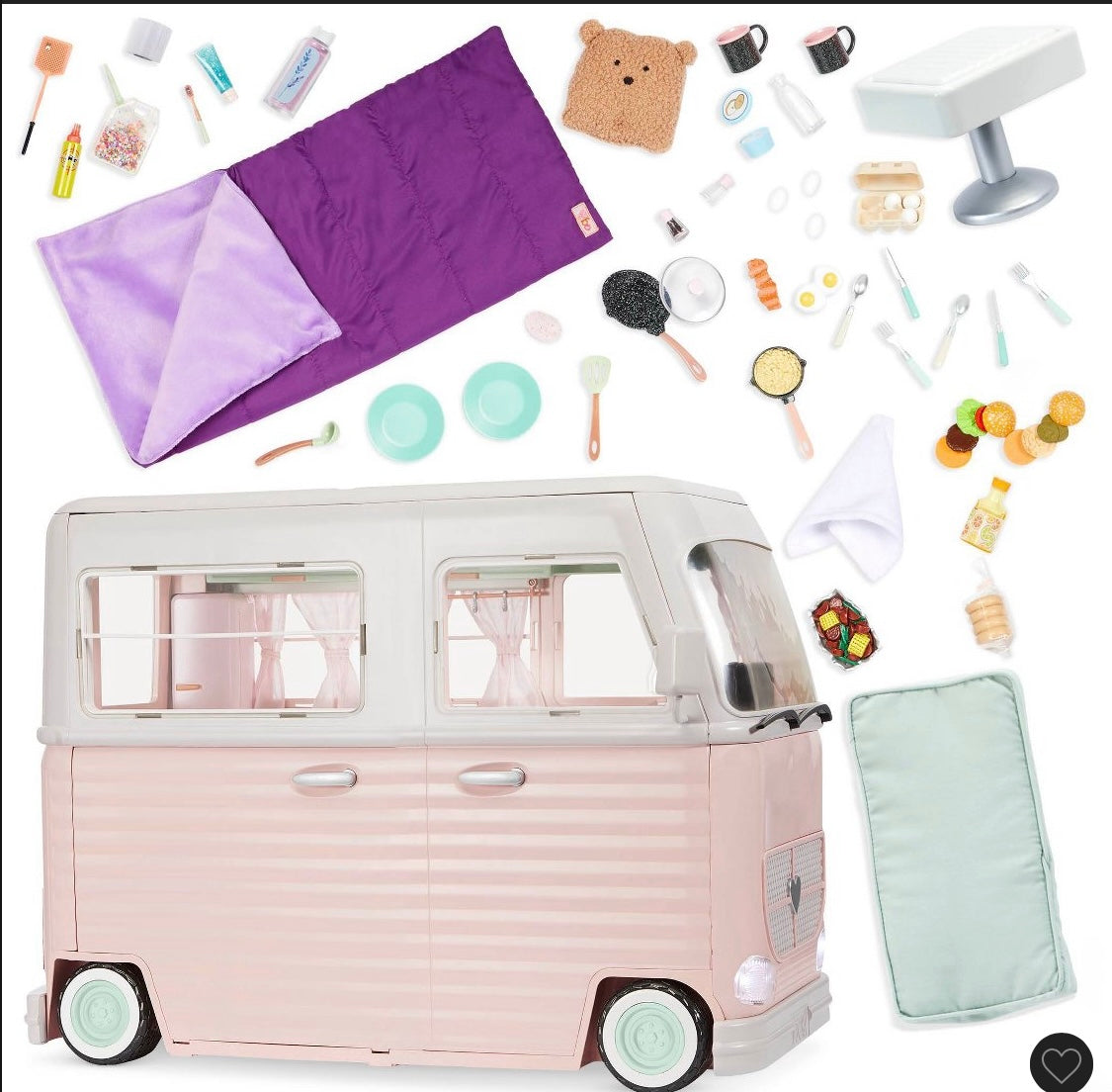 Our generation country cruising RV camper vehicle playset for 18” dolls - AS IS - SOME MINOR COSMETIC FLAWS - MAY BE MISSING SOME SMALL PCS - PICK UP ONLY