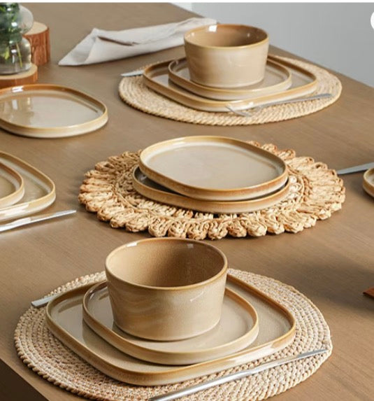 Stone + Lain Cairo 12-pc. Stoneware Dinnerware Set