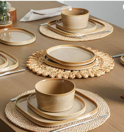 Stone + Lain Cairo 12-pc. Stoneware Dinnerware Set