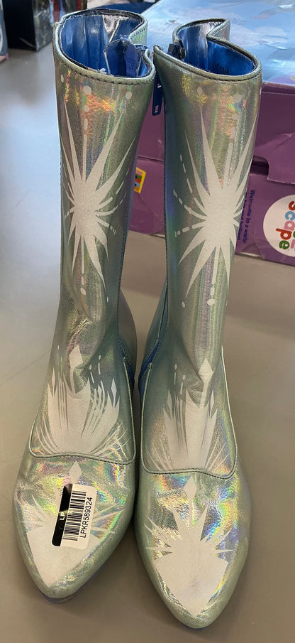 THRIFTY 70 - Disney frozen Elsa travel boots size 13/1 - AS IS - USED - FINAL SALE - NO RETURNS