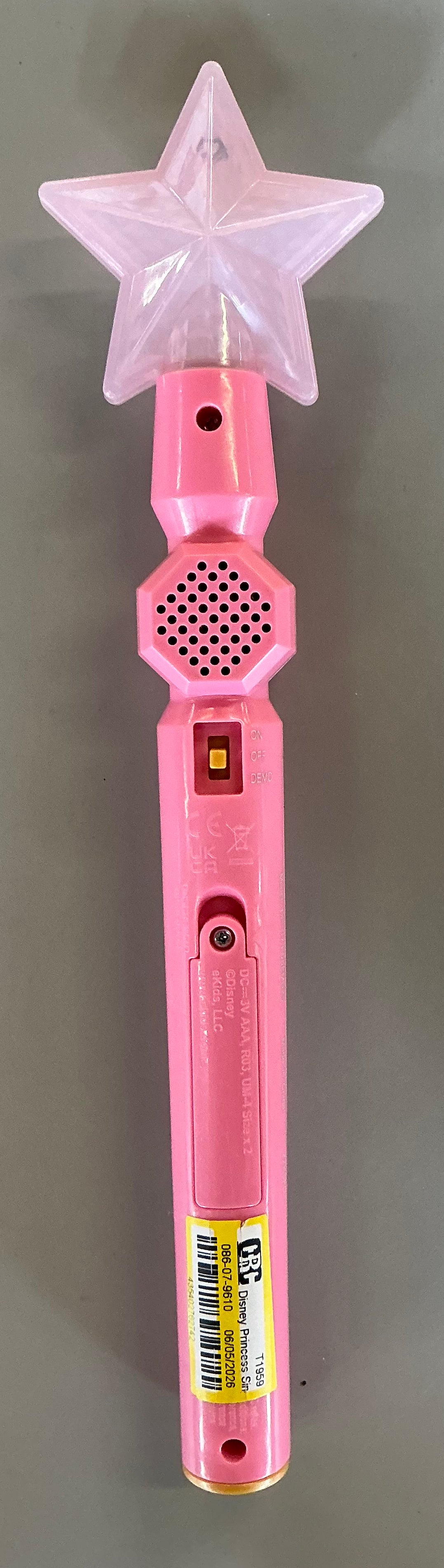 Disney Princess sing-along wand - OUT OF PACKAGE