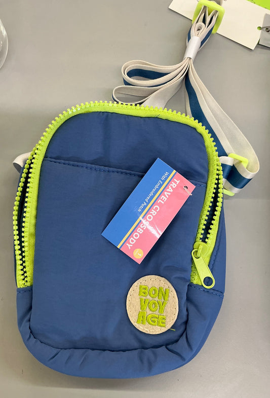 Travel Crossbody Bag blue