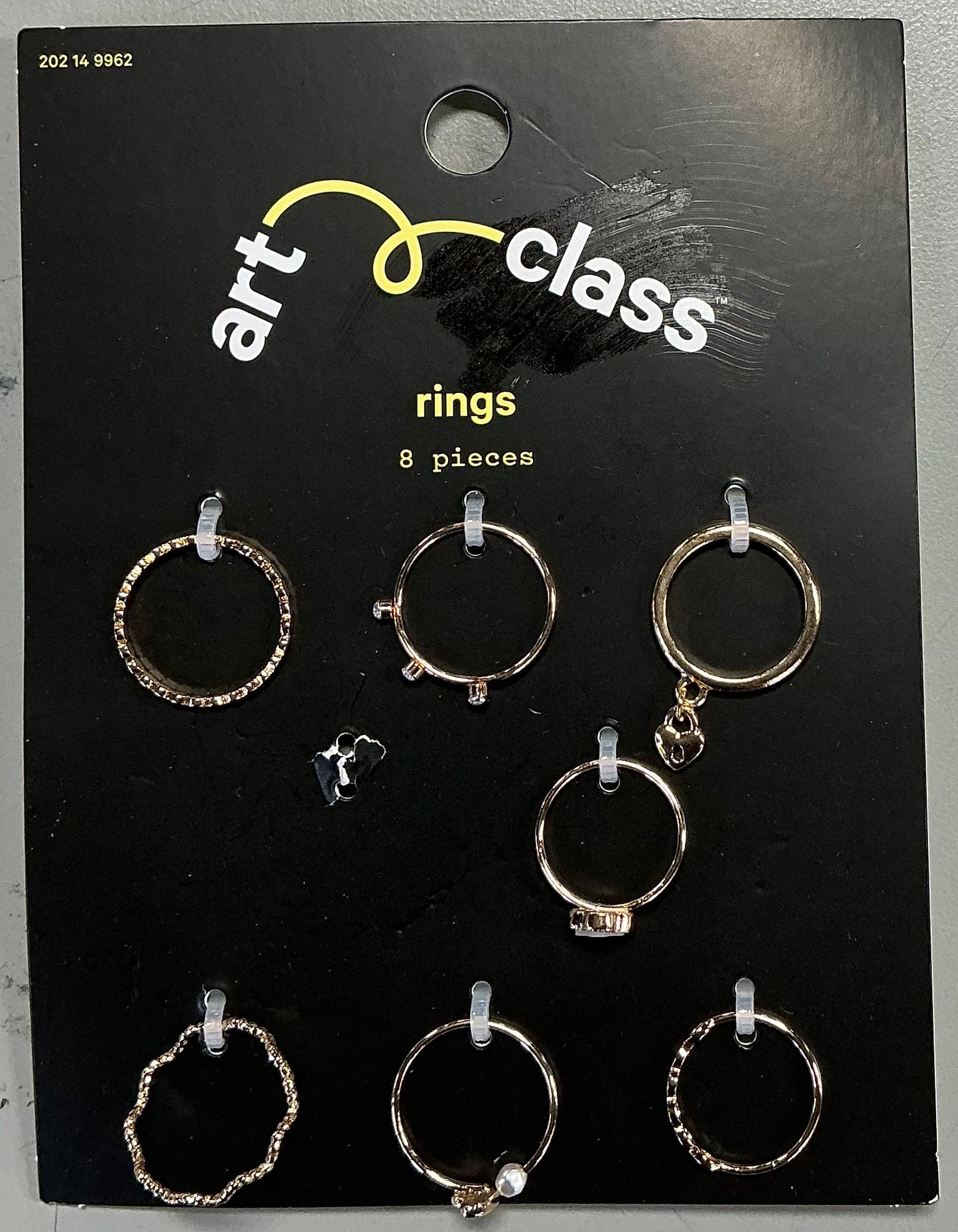Rings in assorted gold-tone-As Is