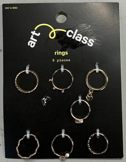 Rings in assorted gold-tone-As Is