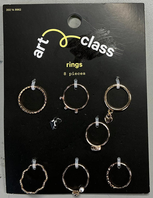 Rings in assorted gold-tone-As Is